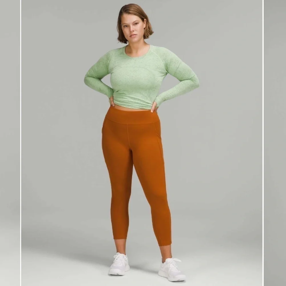 NWOT Lululemon Invigorate High-Rise Tight 25" Women’s Size 6 Butternut  Brown - Picture 4 of 16